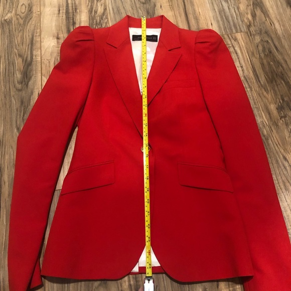 SOLD - NWOT Zara Red Blazer/Kate Middleton - Picture 7 of 8